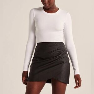 Abercrombie & Fitch Vegan Leather Skirt NWT
